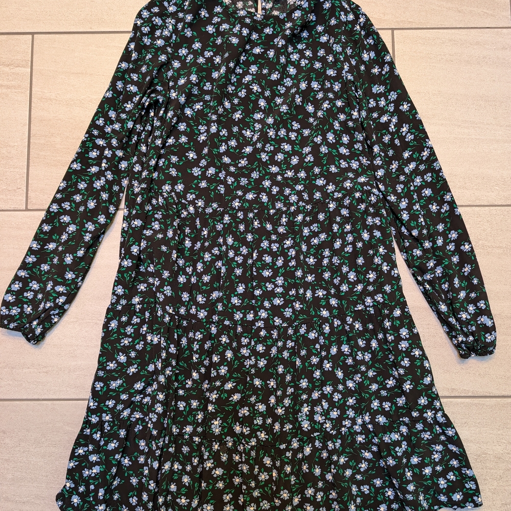 LOFT Women's Floral Long Sleeve Dress XS